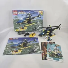 Lego System 6462 Res-Q  Aerial Recovery (Helicopter) With Box & Instructions