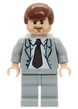 LEGO® Minifigure Indiana Jones iaj039 Indiana Jones Light Bluish Gray Suit