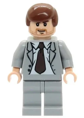 LEGO® Minifigure Indiana Jones iaj039 Indiana Jones Light Bluish Gray Suit