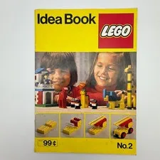 Vintage LEGO Idea Book No. 2 Building Ideas Book 99c Cover May 1977 98660
