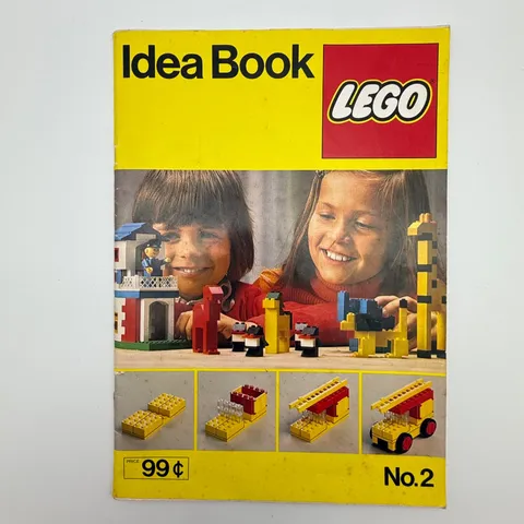 Vintage LEGO Idea Book No. 2 Building Ideas Book 99c Cover May 1977 98660