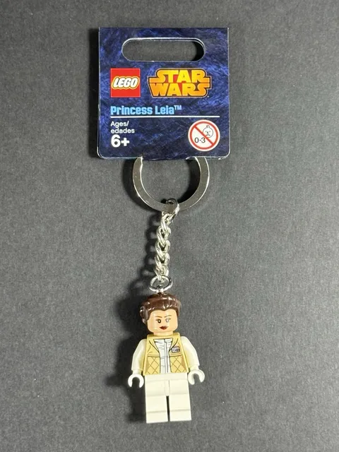 Princess Leia LEGO Star Wars Keychain Hoth Outfit 850997 RETIRED 2014 New