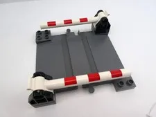 Lego Duplo Train Track w/ Ramps for Car Crossing 6391 & 2 Gate Crossbars 13359
