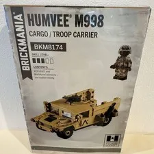 Cargo Troop Carrier LEGO Brickmania BKM8174 HUMVEE M998 Custom Minifig New Seale