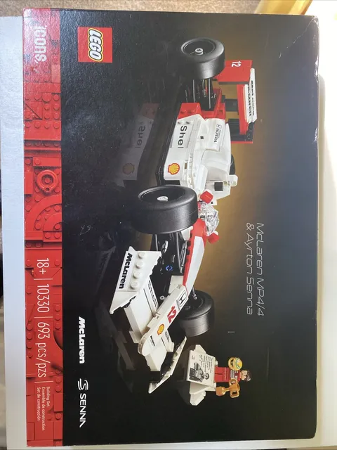 Lego Icons McLaren MP4/4 & Ayrton Senna 10330 Sealed | Slight Box Damage | NEW