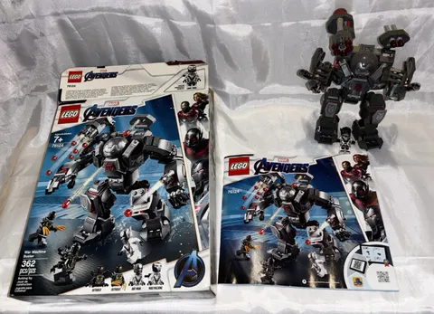 LEGO Marvel  Super Heroes  76124 War Machine Buster incomplete