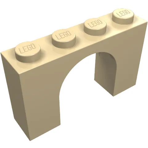 10x LEGO® Part 6182 - Arch 1 x 4 x 2