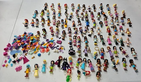 Large Lot LEGO Mini Figure and Accessories-DISNEY PRINCESS ELVES FRIENDS CITY