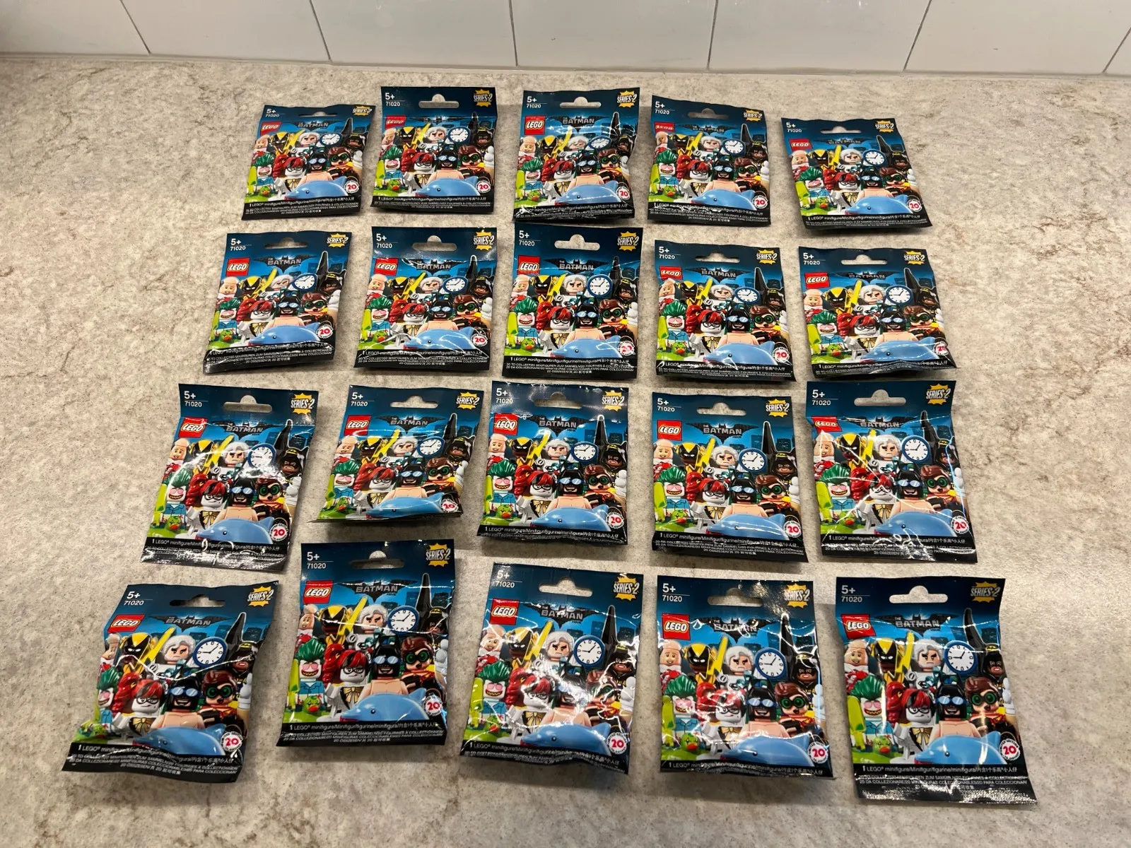 The LEGO Batman Movie Minifigures Series 2 (71020) - Complete Set of 20 (SEALED)