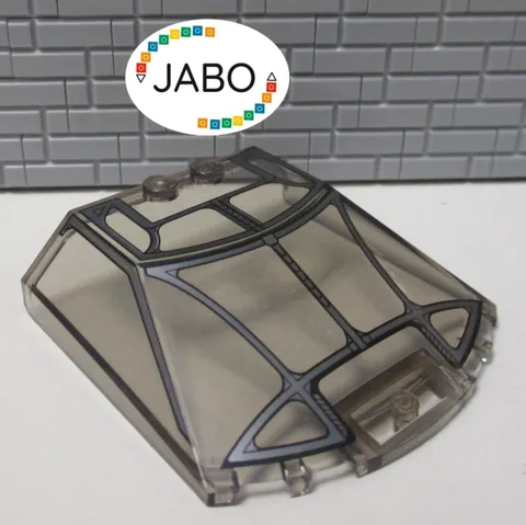 (T 1 / 13) LEGO 65633pb05 Windshield Cockpit Trans Brown