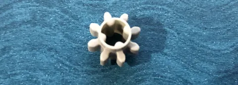 LEGO PART 3647 TECHNIC GEAR 8 TOOTH TYPE 1 (GRAY)