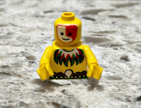 Vintage 1990s LEGO Minifigure Islander Male Pirate 1994 TORSO, ARMS & HEAD ONLY