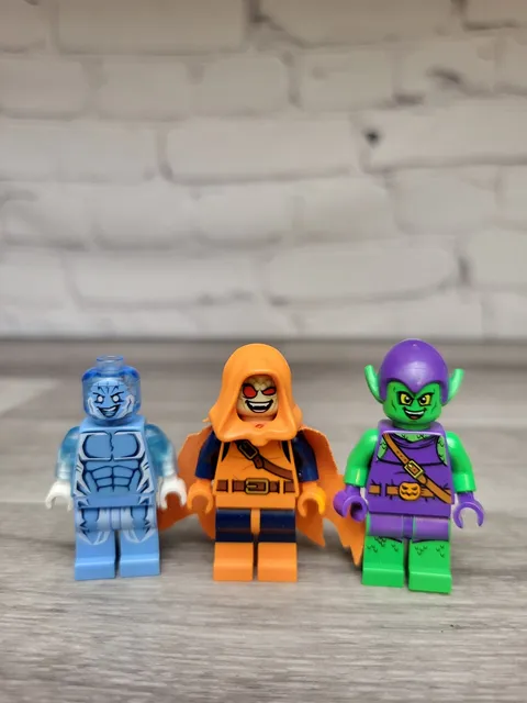 Lego Green Goblin Hobgoblin Electro Marvel 10687 76014 76058 Minifigure Lot