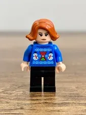 LEGO Black Widow Christmas Holiday Sweater Marvel Minifigure 76267 NEW sh0907