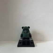 Lego Star Wars Tokkat Minifigure Black Ewok sw0339 7956 Ewok Attack Rare - 1O