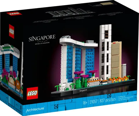 LEGO ARCHITECTURE: Singapore (21057) w/Instructions (No Box - USED)