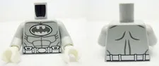 LEGO Torso Batman Logo in White Oval with Muscles and White Belt inv.628
