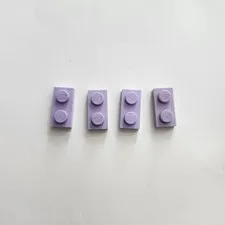 LEGO 3023 Lavender Plate 1 x 2 4pcs