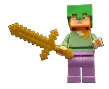 Lego Minecraft Alex Minifigure