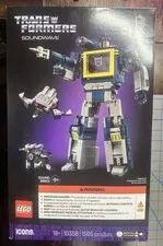 LEGO Icons: Transformers Soundwave Set 10358 1505 PCS New In Box Sealed