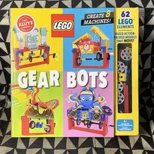LEGO Gear Bots Kit-STEM Kinetic Model Building Set, 62 LEGO Pieces, Instructions