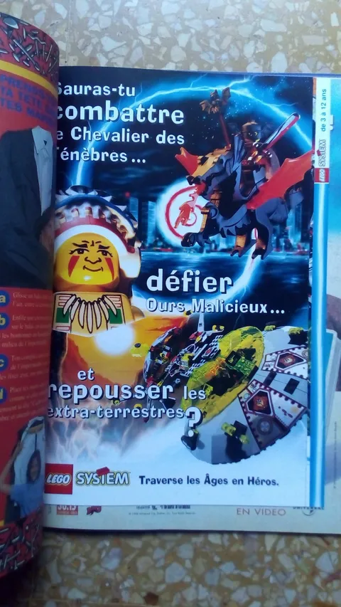 LEGO Advertising Catalog 1997 INSERT PICSOU MAGAZINE SPECIAL MAKEUP DISNEY