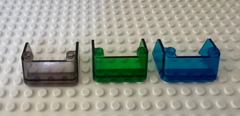 LEGO Windscreen 3 x 4 x 1 1/3 with 2 Studs on Top 2437