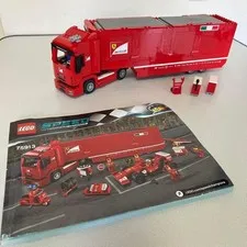 LEGO Speed Champions Ferrari F14 T and Scuderia Ferrari Truck 75913