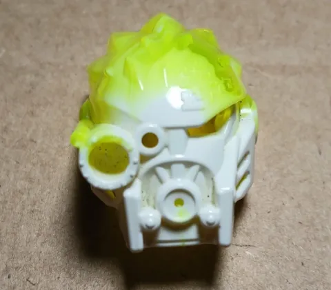 LEGO Bionicle Mask of Ice (Unity) with Marbled Trans-Neon Green 24150pb03