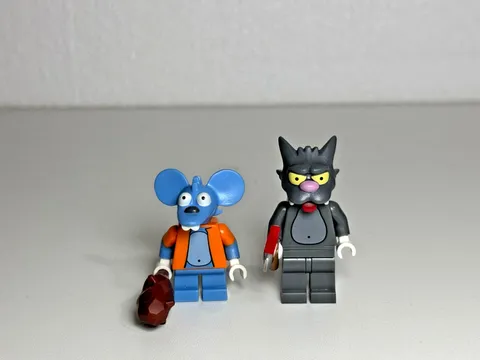LEGO itchy and scratchy 71005 The Simpsons CMF sealed