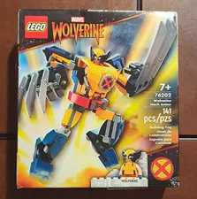 LEGO Marvel Wolverine Mech Armor 76202 141 pcs 7+ Minifigure Box