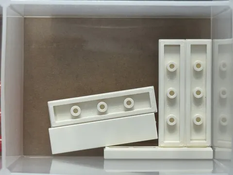 LEGO Parts - White Tile 1 x 4 - No 2431 - QTY 5