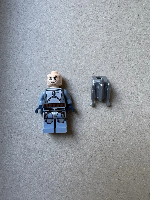 Lego Jango Fett 2013 Corporate Alliance Tank Droid Minifigure With Jet-pact