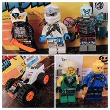 Lego Ninjago LEGO® Minifigure Mini Figure Lot W Coles Speeder Car