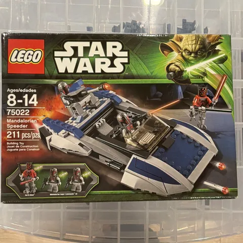 LEGO Star Wars 75022 Mandalorian Speeder Complete Set 211 pcs w/ Box
