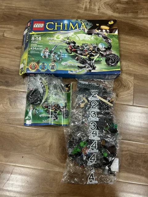 LEGO LEGENDS OF CHIMA: Scorm's Scorpion Stinger (70132) Retired No Figures