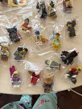 LEGO Collectible Minifigures Lot CMF Fairy Santa Diver Cheerleader Skater Cowbo