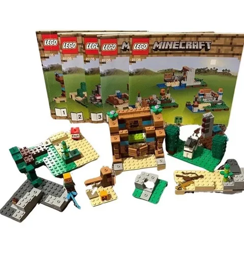 LEGO Minecraft #21135 The Crafting Box 2.0 Incomplete set - See Description.
