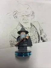 EE LEGO Movie Dimensions Gandalf Minifigure With Base Tag From Starter Pack