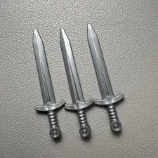 LEGO Minifigure Great Sword Weapon Parts x3 Genuine Japan