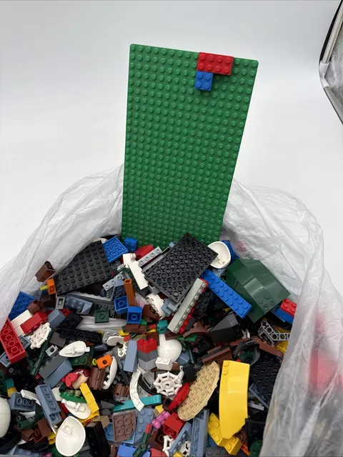 LEGO 3 Lb Bulk Lot - Random Mixed Building Bricks Pieces Parts