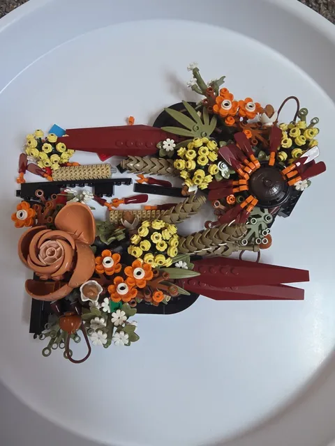 LEGO 10314 Dried Flower Centerpiece Incomplete