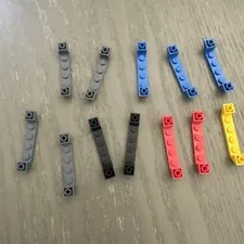 LEGO Slope 1 x 6 (45°) Double Inverted with Open Center (52501) 12 Pieces