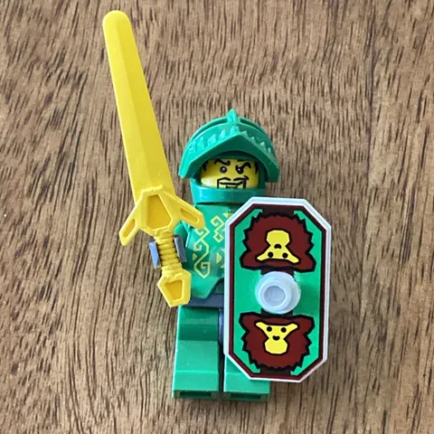 Lego Minifigure Rascus W/ Armour cas261 2004 Knights Kingdom II 8781 Morcia Rare