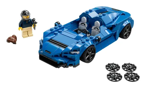 LEGO Speed Champions McLaren Elva 76902 Building Kit NEW SLD DMGD BOX