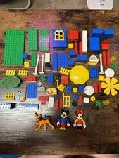 Vintage 2000 Disney Mickey’s Mansion Lego Set w/ All Minifigures 70% Complete