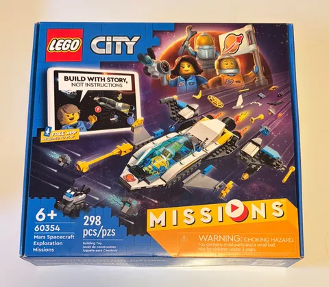 LEGO City Mars Spacecraft Exploration Missions 60354 Toy Building Set - New Open