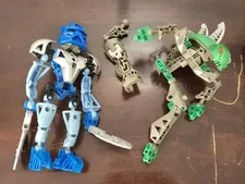 BIONICLE LOT Gali Nuva, Lerahk And Loose Parts, Used Incomplete LEGO Figures