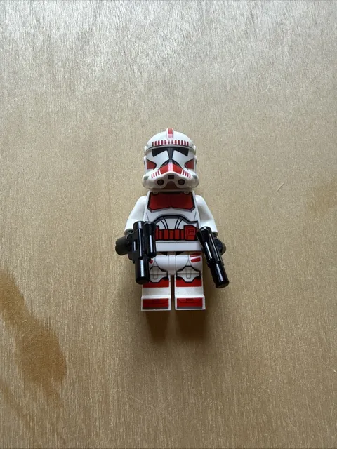 LEGO Star Wars Coruscant Guard Clone Shock Trooper Minifigure sw1305 W/Red Arms