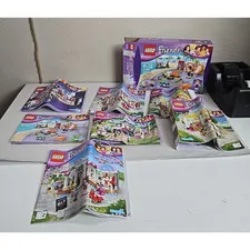 Lot of 7 Lego Friends Heartlake, Popstar Dressing Room Instruction Manual Only